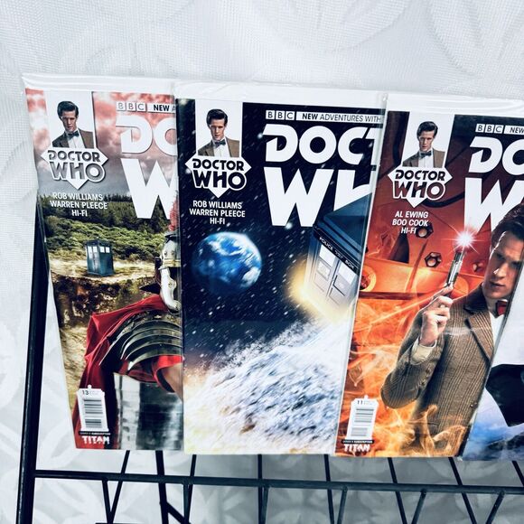 Doctor Who 12th 1 4-10 & 11th 4-5 7-13 Lot Titan Matt Smith Tardis Peter Capaldi - Picture 2 of 7